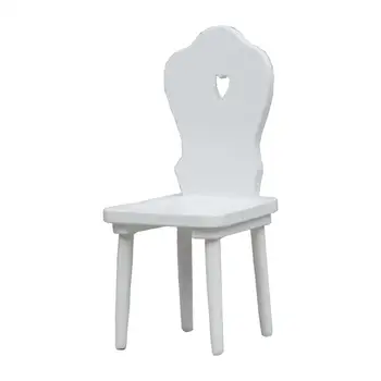 1/12 Миниатюрная модель стула Реквизит для фотосессии Модель искусственного стула Кукольный домик Мини-стул для прихожей гостиной кухонного декора