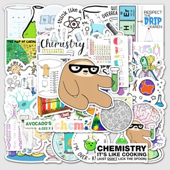 10/50шт, наклейки для уравнений химической лаборатории, наклейки для собак, сделанные своими руками, для ноутбука, чемодана, ноутбука, мотоцикла