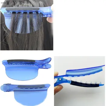 2 шт Разделительный зажим синего цвета Разделительные зажимы для наращивания волос Hairdressers Pro Salon Tools