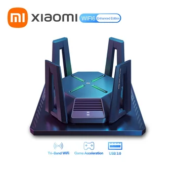 2021 Xiaomi Mi AX9000 Маршрутизатор WiFi6 Enhanced Edition Трехдиапазонный USB3.0 Беспроводной Сетчатый Ретранслятор Ускорения игр 12 Антенн
