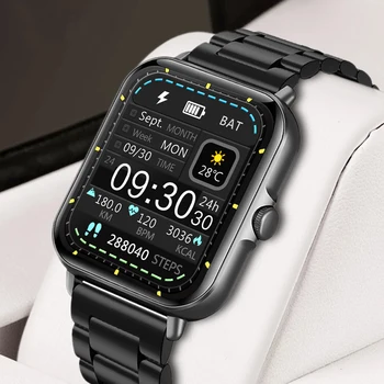 2023 Смарт-часы с функцией ответа на вызов Bluetooth, мужские часы с функцией отслеживания сердечного ритма, фитнес-трекер, водонепроницаемые женские смарт-часы IP67 для Android IOS