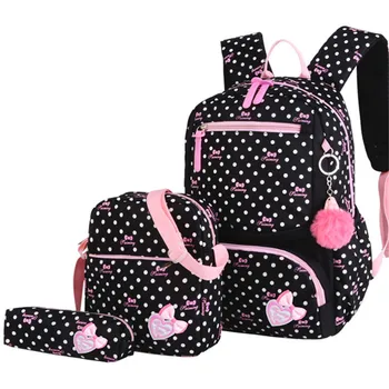3 шт./компл. Школьные сумки с принтом, рюкзаки, Школьный ранец, модные детские Милые рюкзаки для детей, Школьная сумка для девочек, Студенческая Мочила