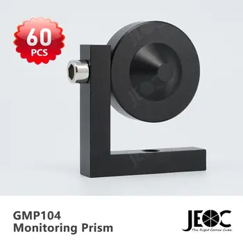 60ШТ JEOC 90-градусная контрольная призма GMP104, 1-дюймовый L-образный отражатель, для тахеометра Leica