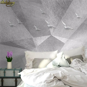beibehang пользовательские Европейские абстрактные геометрические Фотообои Обои ТВ Фон Декоративные 3D Обои украшение гостиной