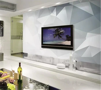 beibehang Пользовательские фотообои 3d геометрические обои для гостиной спальни ресторан отель фреска papel de parede 3d обои