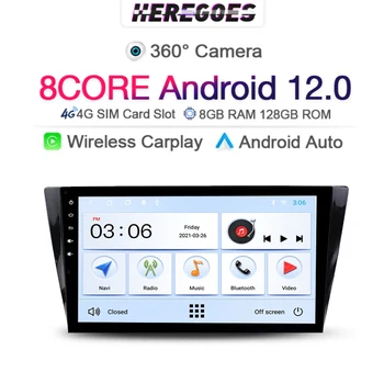 Carplay 2 Din Android 12 Автомобильный Мультимедийный Видеоплеер Для VW Bora Jetta 2016 2017 2018 2019 4G LTE Стерео Аудио Авторадио 2din