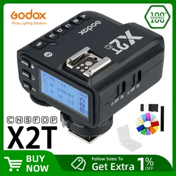 Godox X2T-C X2T-N X2T-S X2T-F X2T-O 2.4 G Беспроводной Передатчик Запуска вспышки TTL HSS для Canon Nikon Sony Fuji Olympus