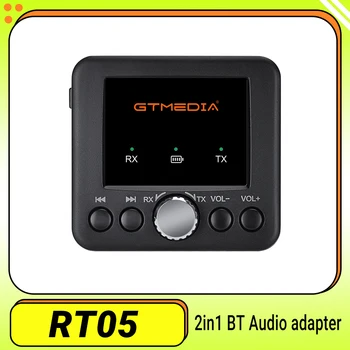 GTMEDIA RT05 GT-RT05 Аудиоадаптер BT Режим Приемника BT Режим Передатчика BT Диапазон беспроводного приема 10 М Встроенный аккумулятор емкостью 250 мАч