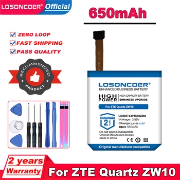 LOSONCOER Новый Аккумулятор 650 мАч Li3905T44P8h302860 для ZTE Quartz ZW10 Smart Watch Battery