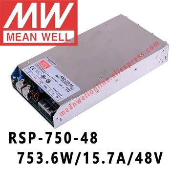 Mean Well RSP-750-48 meanwell 48 В постоянного тока /15,7 А / 753 Вт с Одним Выходом с функцией PFC Источник питания в интернет-магазине