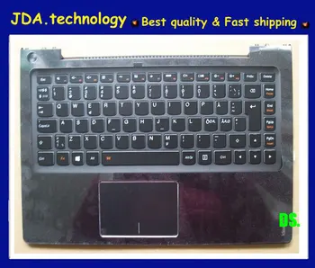 MEIARROW Новый/оригинальный черный верхний корпус для lenovo U330 U330P EU keyboard plamrest topcase верхняя крышка C крышкой с тачпадом