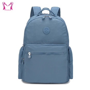 Mindesa Мужчины И женщины Большой емкости Легкий нейлон Модный рюкзак для ноутбука для отдыха Школьная сумка Водонепроницаемый 8691
