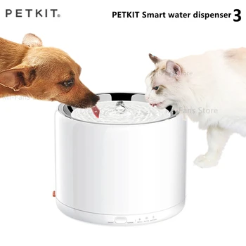PETKIT 1,35 л Умный автоматический кошачий фонтан с 3 мисками для питья воды, миска для домашних собак, дозатор воды для кошек, бесшумный автоматический источник для питья