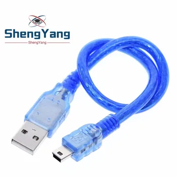 TZT 30 см USB-кабель для arduino Nano 3.0 USB к mini USB для arduino