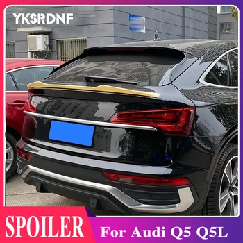 v Стиль Для Audi Q5 Q5L Спойлер 2019 2020 2021 2022 Высококачественный Материал ABS Задний Средний Спойлер Автомобиля Аксессуары Для Обвеса