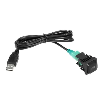 Автомобильный USB Кабельный Переключатель Универсальный USB Адаптер Шнурная Линия 4 Pin к USB Проводу Автоаксессуары для MK5 MK6 VI 5 6 Челнока