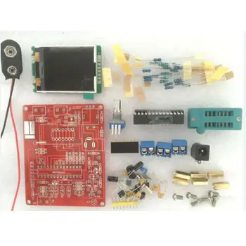 Английская версия DIY kits Mega328 Транзисторный тестер LCR Измеритель ESR емкости PWM DIY TFT LCD генератор