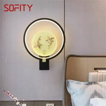 Внутреннее освещение SOFITY Copper Бра современного креативного дизайна для дома, гостиной, коридора