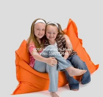водонепроницаемое комфортное кресло-мешок Big Joe Dorm Bean Bag Research оранжевого цвета, модное прочное пылезащитное кресло-диван-подушка