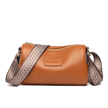 Высококачественная кожаная женская сумка, дизайнерские роскошные сумки-мессенджеры, трендовая женская сумка через плечо, модная женская сумочка 2023 года, модный кошелек