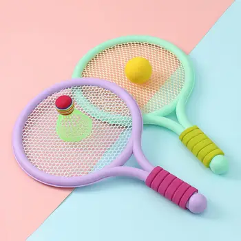 Детский Летний Пляжный набор для бадминтона и тенниса, мини-ракетка для бадминтона, Интерактивные игры для родителей и детей, Подарки для детей