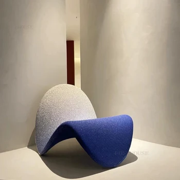 Дизайнерские Ленивые стулья для гостиной, Односпальный диван, лежащий Скандинавский Креативный стул для отдыха, мебель для гостиной в форме дивана-кресла