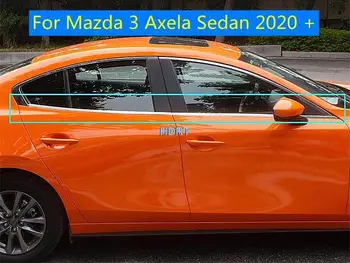 Для Mazda 3 Axela Седан 2020 + Автомобильный протектор, Аксессуары для украшения кузова, Наклейка в стиле кузова, Накладка на окно, Накладка на молдинг