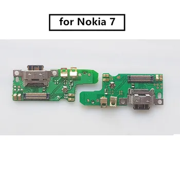 для Nokia 7 USB порт зарядного устройства Разъем док-станции печатная плата Ленточный гибкий кабель запасные части для ремонта экрана телефона