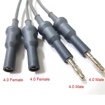Для многоразовых биполярных щипцов, артериальных ножниц, проволоки для коагуляции кабеля, стерилизации при высокой температуре, двойной 4,0 мм-Dual 4,0 мм