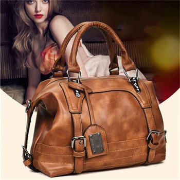 Женская роскошная сумка-кошелек в стиле ретро, новая сумка через плечо из мягкой кожи, дизайнерская повседневная деловая сумка, высококачественная дорожная сумка