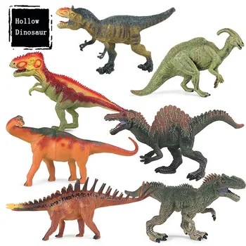 Имитационная модель динозавра юрского мелового периода, паразавр, брахиозавр, спинозавр, Король перьев Дракона, Пустотелые Игрушечные украшения