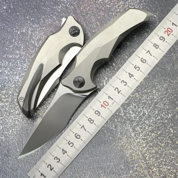 Капуста Оригинальный Новый Звездный Складной Нож С Титановой Ручкой M390 Лезвие Открытый Кемпинг Охота Рыбалка Кухонные Инструменты Для Выживания EDC