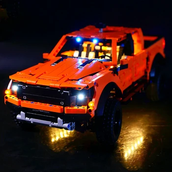 Комплект светодиодной подсветки для конструктора LEGO 42126 F-150 Raptor Building Blocks Brick Toy (только светодиодная подсветка, модель без блоков)