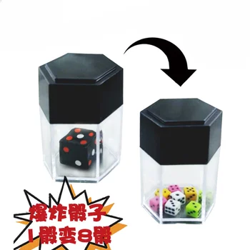 Красочные взрывные кубики, превращающие один в 8 волшебных реквизитов, подарки-пазлы ко дню защиты детей, волшебная коробка для набора крупным планом