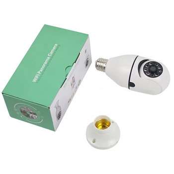Лампа Wi-Fi 5G Камера ночного видения Полноцветная камера видеонаблюдения с автоматическим отслеживанием человека
