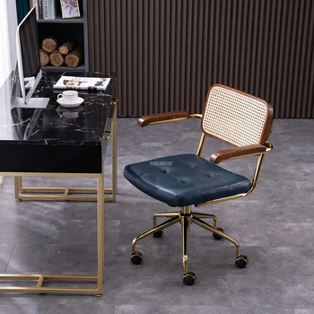 Легкие Роскошные офисные стулья с поворотной спинкой, Компьютерный стул для отдыха, Офисная мебель, Студенческий игровой стул, Офисный стул Nordic