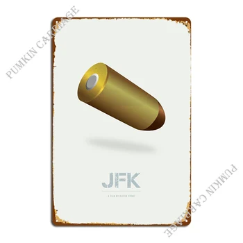 Металлическая вывеска Jfk Alternative Movie Art Rusty Kitchen Design Club Жестяная вывеска-плакат