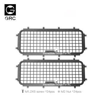 Металлическая трехмерная оконная сетка GRC подходит для аксессуаров для модификации автомобиля с дистанционным управлением TRX-4 Defender RC 1:10