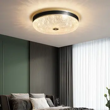 Новая роскошная современная светодиодная минималистичная хрустальная круглая потолочная люстра Для дома, гостиной, спальни, кабинета, внутреннего освещения и декора.