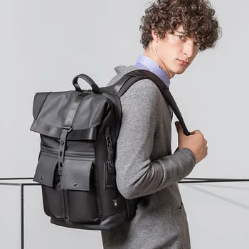 Новый рюкзак для ноутбука, противоугонные водонепроницаемые школьные рюкзаки, зарядка через USB, Мужская деловая дорожная сумка, рюкзак Нового дизайна