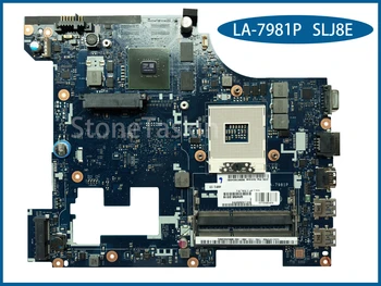 Оригинальная QIWG5-G6-G9 LA-7981P для Lenovo Ideapad G580 Материнская плата ноутбука SLJ8E HM76 N13M-QE-B-A2 100% Протестирована