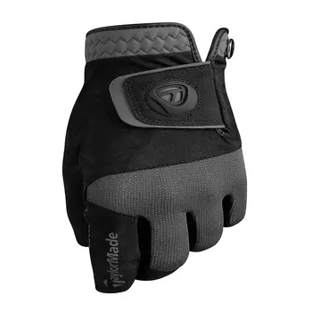 Перчатки для гольфа с защитой от дождя (черные/серые), среднего размера