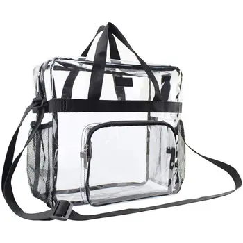Портативная прозрачная сумка через плечо, сумка-тоут, сумка-ранец для женщин, леди