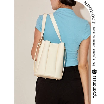 Роскошный дизайн, Новая сумка-ведро большой емкости, классическая повседневная сумка через плечо в простом стиле, летние Универсальные женские кошельки