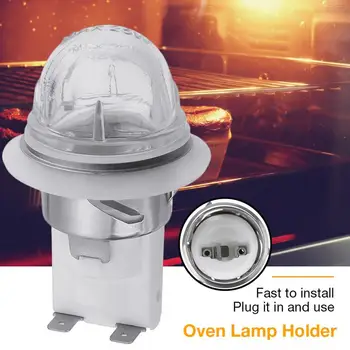 С духовкой, керамическим держателем, галогенными лампами E14, подставкой для холодильника, термостойкой микроволновой лампой, адаптером 110-220 В