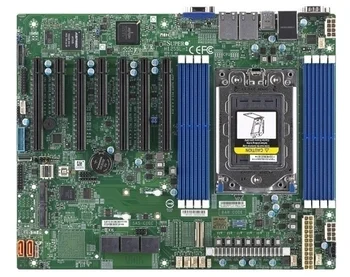 Серверная материнская плата Supermicro H12SSL-i поддерживает процессор AMD EPYC серии 7002/7003, поддерживает PCIE 4.0, поддерживает ECC DDR4 3200 МГц