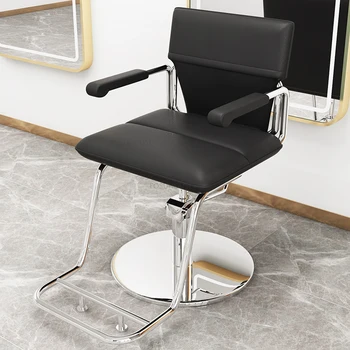 Современные парикмахерские кресла из искусственной кожи для мебели салона, стулья для стрижки волос, Высококлассные Удобные парикмахерские парикмахерские кресла