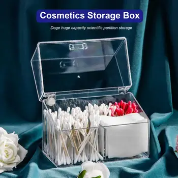 Удобная коробка для хранения губной помады, Плавно открывающийся Отдельно Стоящий Косметический органайзер, Прозрачный Видимый Органайзер для макияжа