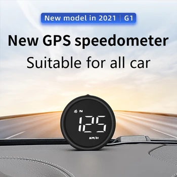 Универсальный автомобильный головной дисплей GPS Smart Многофункциональный измеритель сигнализации спидометр датчик скорости Цифровое предупреждение о превышении скорости