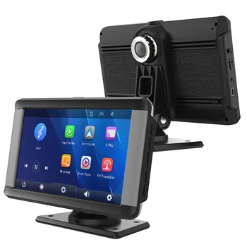 Универсальный беспроводной Carplay Android с сенсорным экраном, автомобильный видеорегистратор BT Wifi FM, мультимедийный автомагнитола-плеер